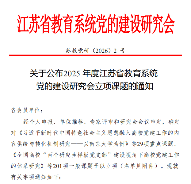 喜报：我校两项课题立项2025...